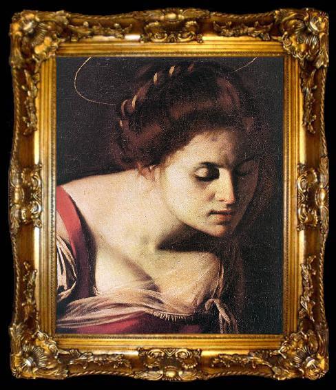 framed  Caravaggio Madonna Palafrenieri (detail) f, ta009-2