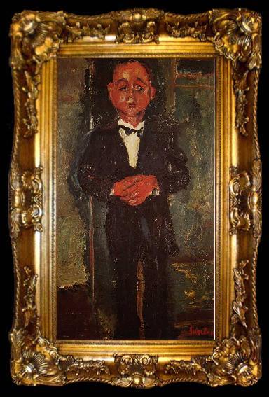 framed  Chaim Soutine Portrait of a Man  fgdfh, ta009-2