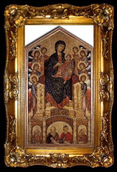 framed  Cimabue The Madonna in Majesty (Maesta) fgh, ta009-2