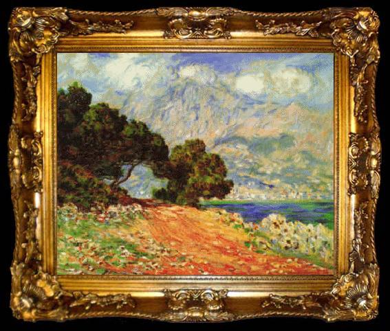framed  Claude Monet Menton seen from Cape Martin, ta009-2