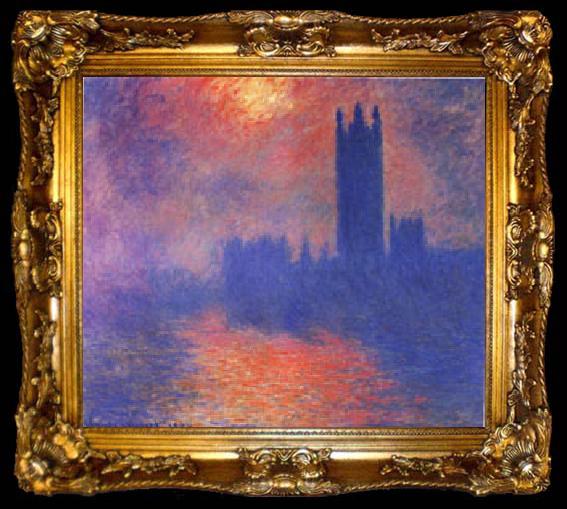 framed  Claude Monet London,Parliament, ta009-2