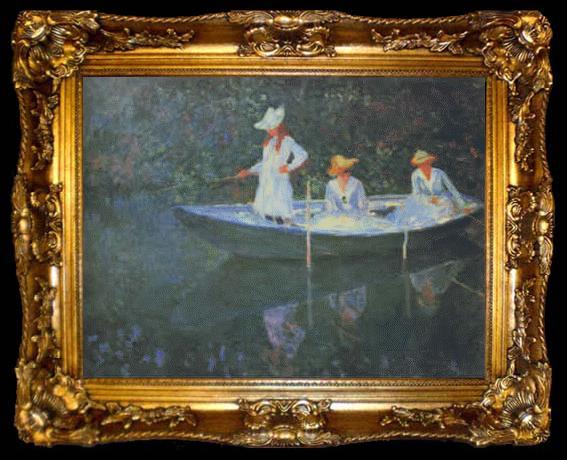 framed  Claude Monet In the Norvegienne, ta009-2