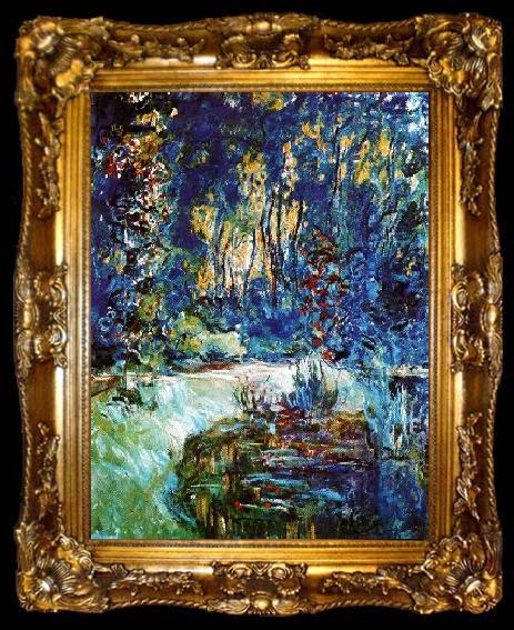 framed  Claude Monet Jardin de Monet a Giverny, ta009-2