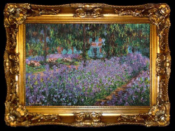 framed  Claude Monet Artist s Garden at Giverny, ta009-2