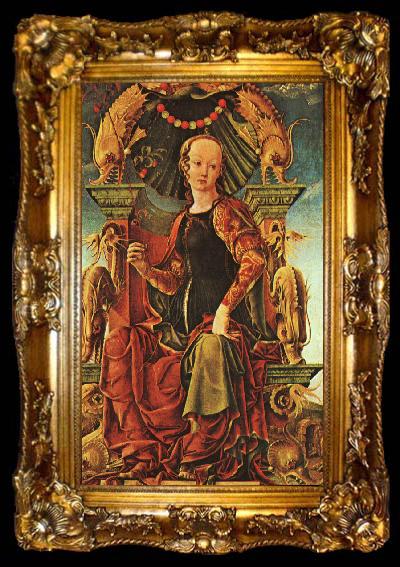 framed  Cosimo Tura An Allegorical Figure, ta009-2