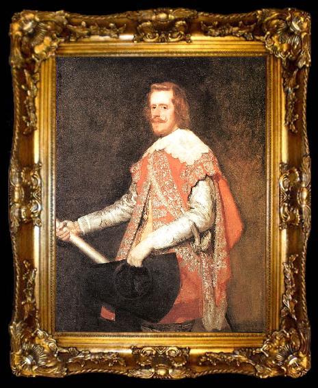 framed  Diego Velazquez Philip IV in Army Dress, ta009-2
