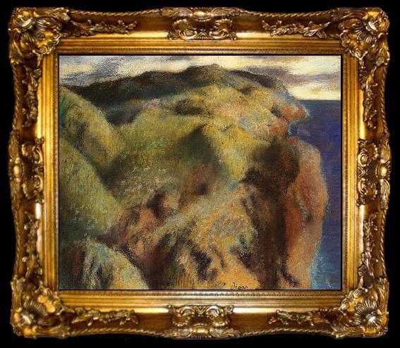 framed  Edgar Degas Landscape_2, ta009-2