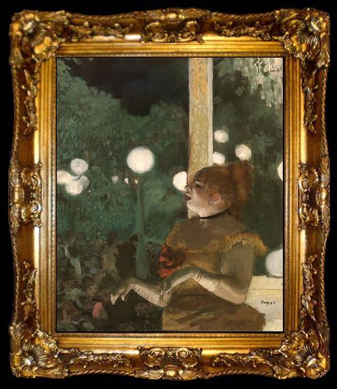 framed  Edgar Degas The Song of the Dog, ta009-2