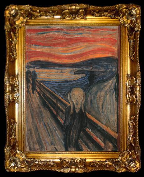 framed  Edvard Munch The Scream, ta009-2