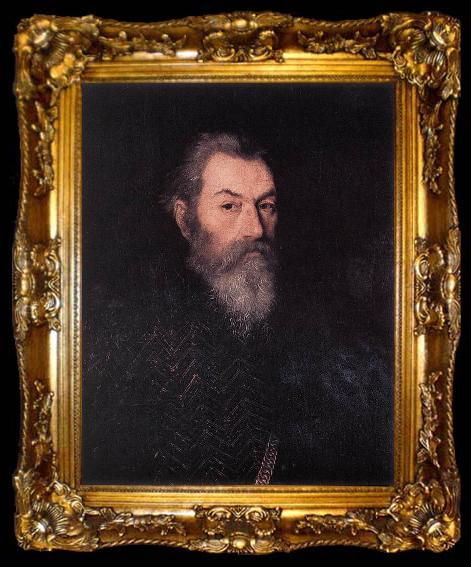 framed  FARINATI, Paolo Portrait of a Man dsgs, ta009-2