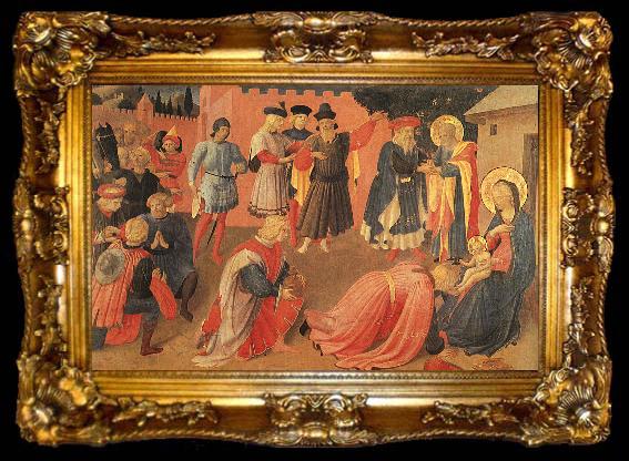 framed  Fra Angelico Adoration of the Magi, ta009-2