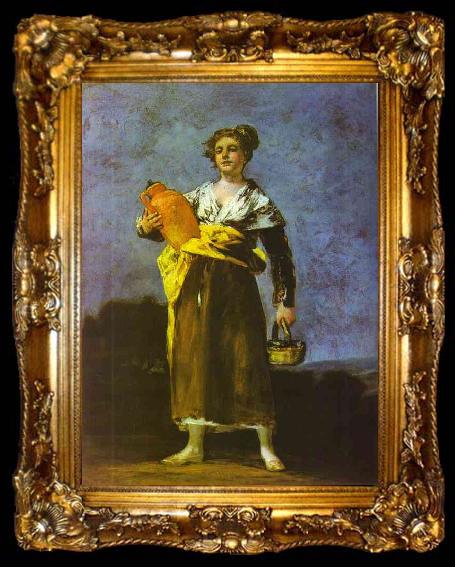 framed  Francisco Jose de Goya Girl with a Jug, ta009-2