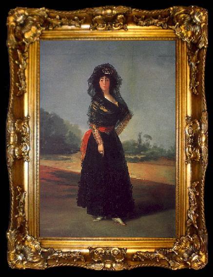 framed  Francisco de Goya Portrait of the Duchess of Alba, ta009-2