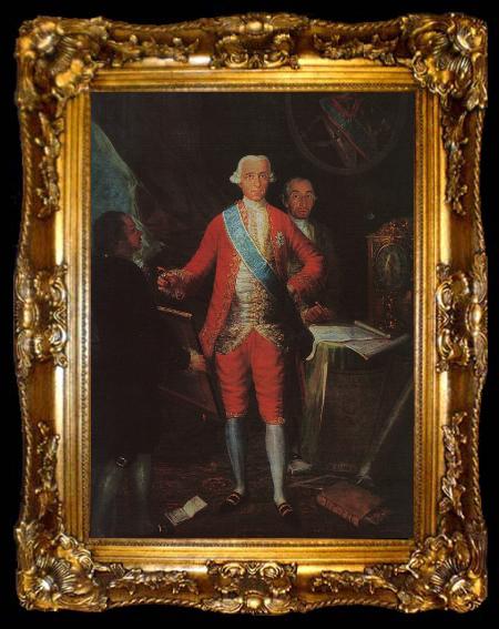 framed  Francisco de Goya The Count of Floridablanca, ta009-2