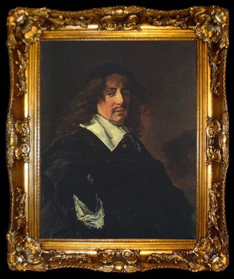 framed  Frans Hals Portrait of a Young Man Holding a Glove, ta009-2