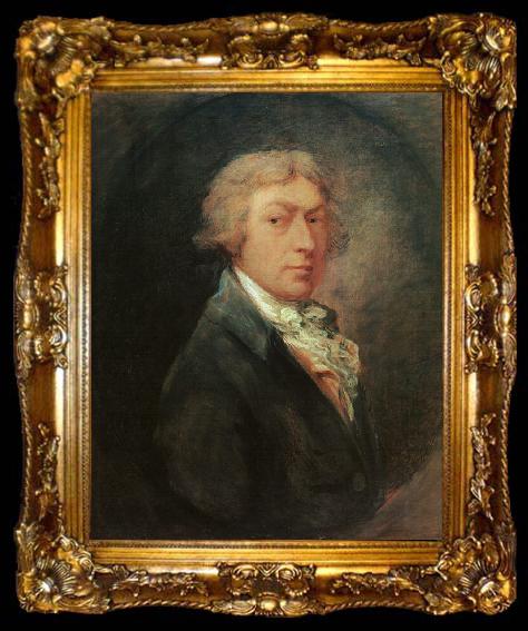 framed  GAINSBOROUGH, Thomas Self-Portrait dfhh, ta009-2