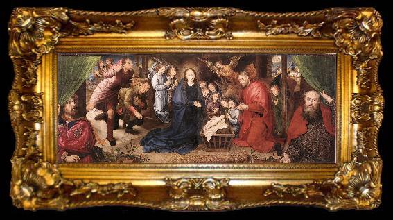 framed  GOES, Hugo van der Adoration of the Shepherds sg, ta009-2