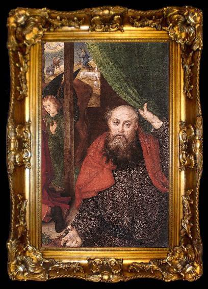 framed  GOES, Hugo van der Adoration of the Shepherds (detail)  sdf, ta009-2