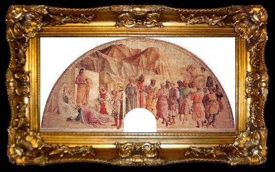 framed  GOZZOLI, Benozzo Adoration of the Magig dg, ta009-2
