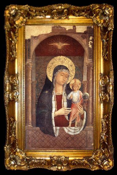 framed  GOZZOLI, Benozzo Madonna and Child Giving Blessings dg, ta009-2