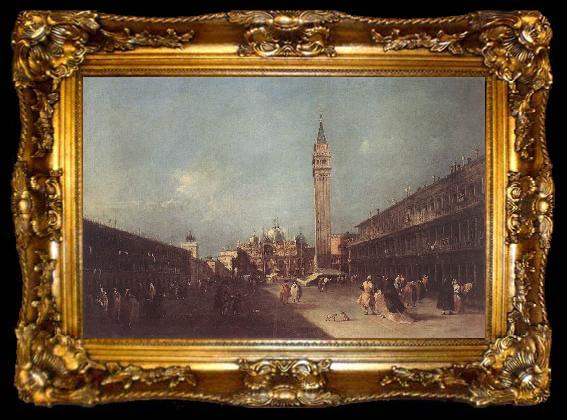 framed  GUARDI, Francesco Piazza San Marco sdgh, ta009-2