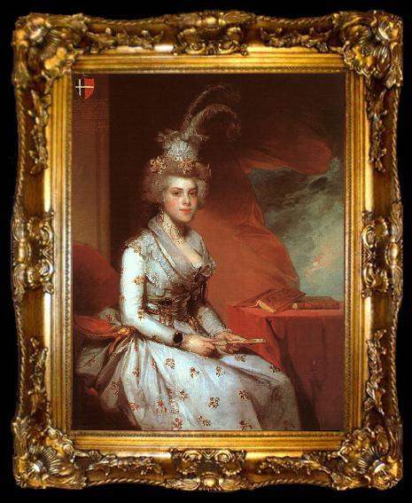 framed  Gilbert Charles Stuart Matilda Stoughton de Jaudenes y Nebot, ta009-2