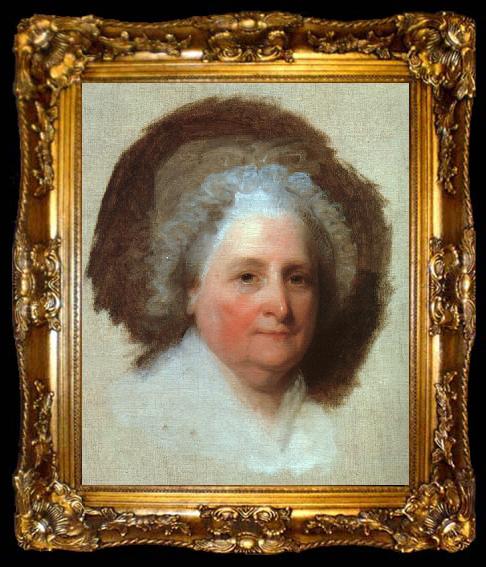 framed  Gilbert Charles Stuart Martha Washington, ta009-2