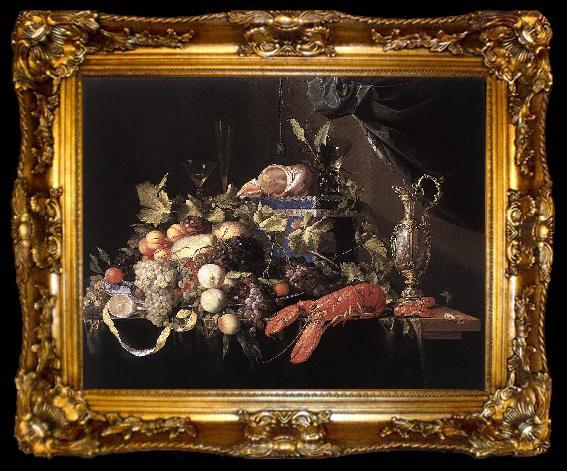 framed  HEEM, Jan Davidsz. de Still-Life with Fruit and Lobster sg, ta009-2