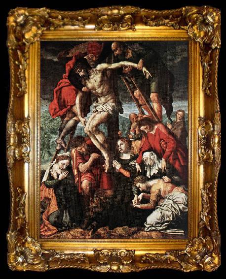 framed  HEMESSEN, Jan Sanders van The Descent from the Cross sf, ta009-2