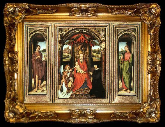 framed  Hans Memling Triptych, ta009-2