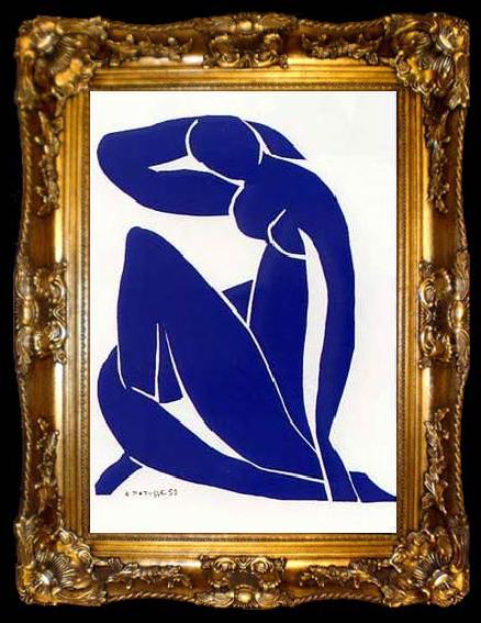 framed  Henri Matisse Prints Blue Nude II, ta009-2