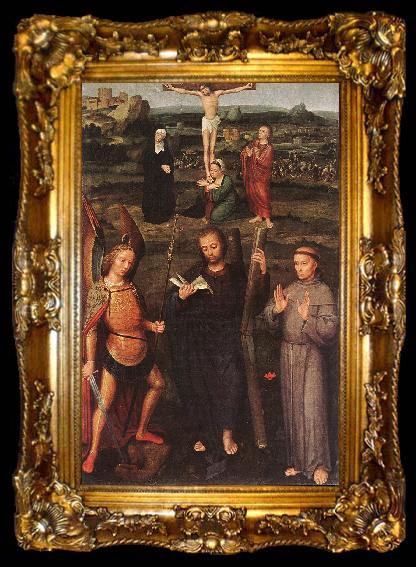 framed  ISENBRANT, Adriaen Archangel St Michael, St Andrew and St Francis of Assisi sg, ta009-2
