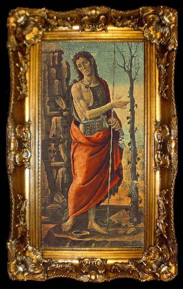 framed  JACOPO del SELLAIO Saint John the Baptist sf, ta009-2