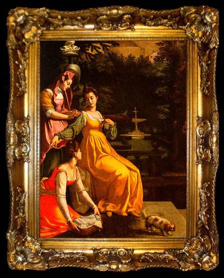 framed  Jacopo da Empoli Susanna and the Elders, ta009-2