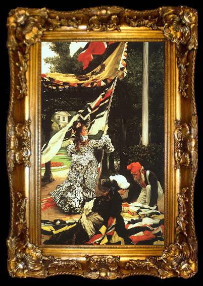 framed  James Tissot Still on Top, ta009-2