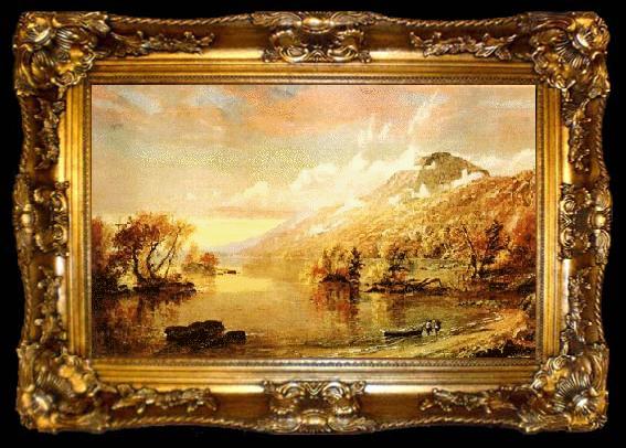 framed  Jasper Cropsey Lake George, ta009-2