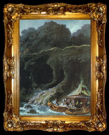 framed  Jean Honore Fragonard Fete at Rambouillet, ta009-2