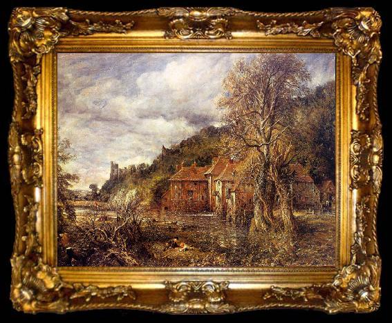 framed  John Constable Arundel Mill and Castle, ta009-2