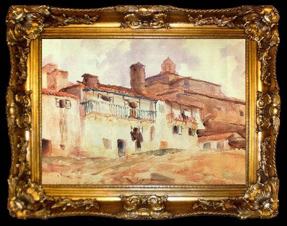 framed  John Singer Sargent Santiago de Compostella, ta009-2