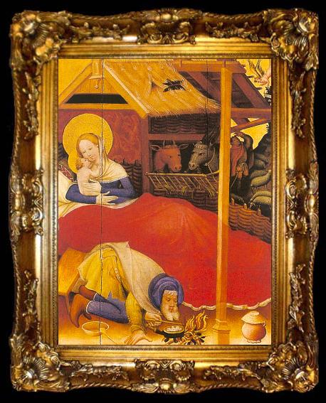 framed  Konrad of Soest Nativity, ta009-2
