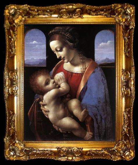 framed  LEONARDO da Vinci Mona Lisa (La Gioconda) sdg, ta009-2