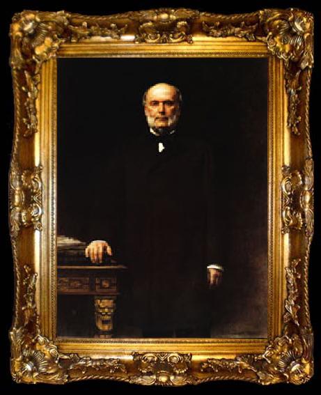 framed  Leon Bonnat Portrait of Jules Grevy, ta009-2