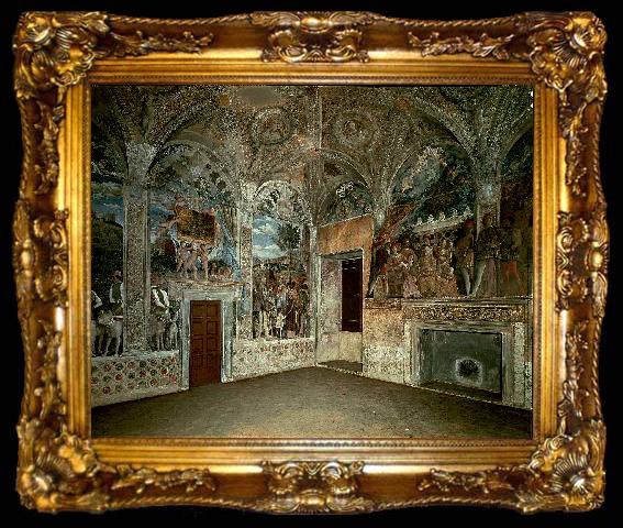 framed  MANTEGNA, Andrea Suite of Cardinal Francesco (detail) ag, ta009-2
