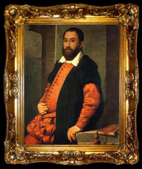 framed  MORONI, Giovanni Battista Portrait of Jacopo Foscarini agd, ta009-2