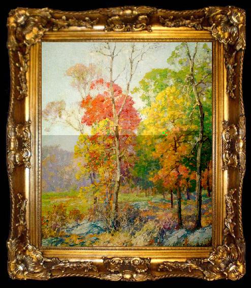 framed  Maurice Braun Autumn in New England, ta009-2