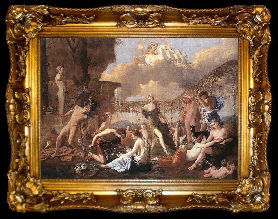 framed  Nicolas Poussin The Empire of Flora, ta009-2