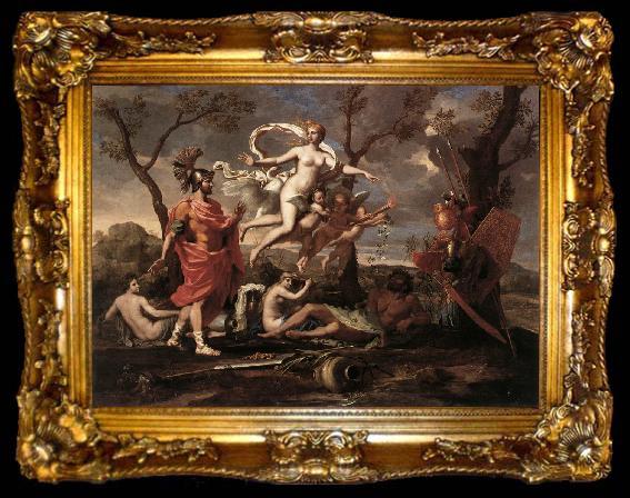 framed  Nicolas Poussin Venus Presenting Arms to Aeneas, ta009-2