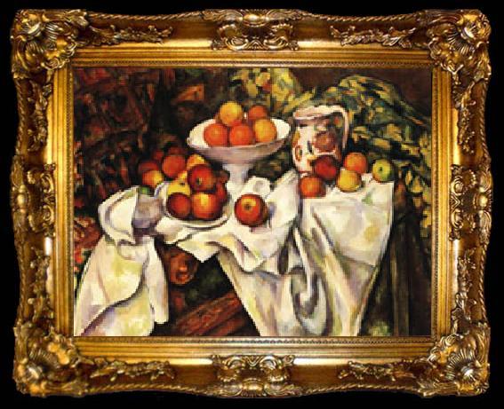 framed  Paul Cezanne Apples and Oranges, ta009-2