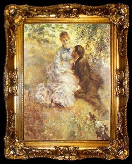 framed  Pierre Renoir Idylle, ta009-2