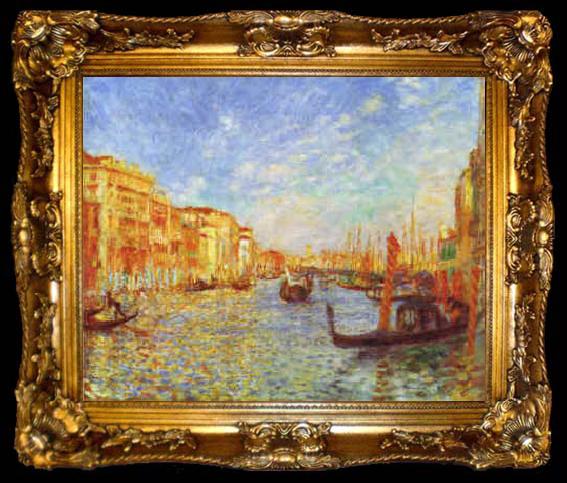 framed  Pierre Renoir Grand Canal, Venice, ta009-2